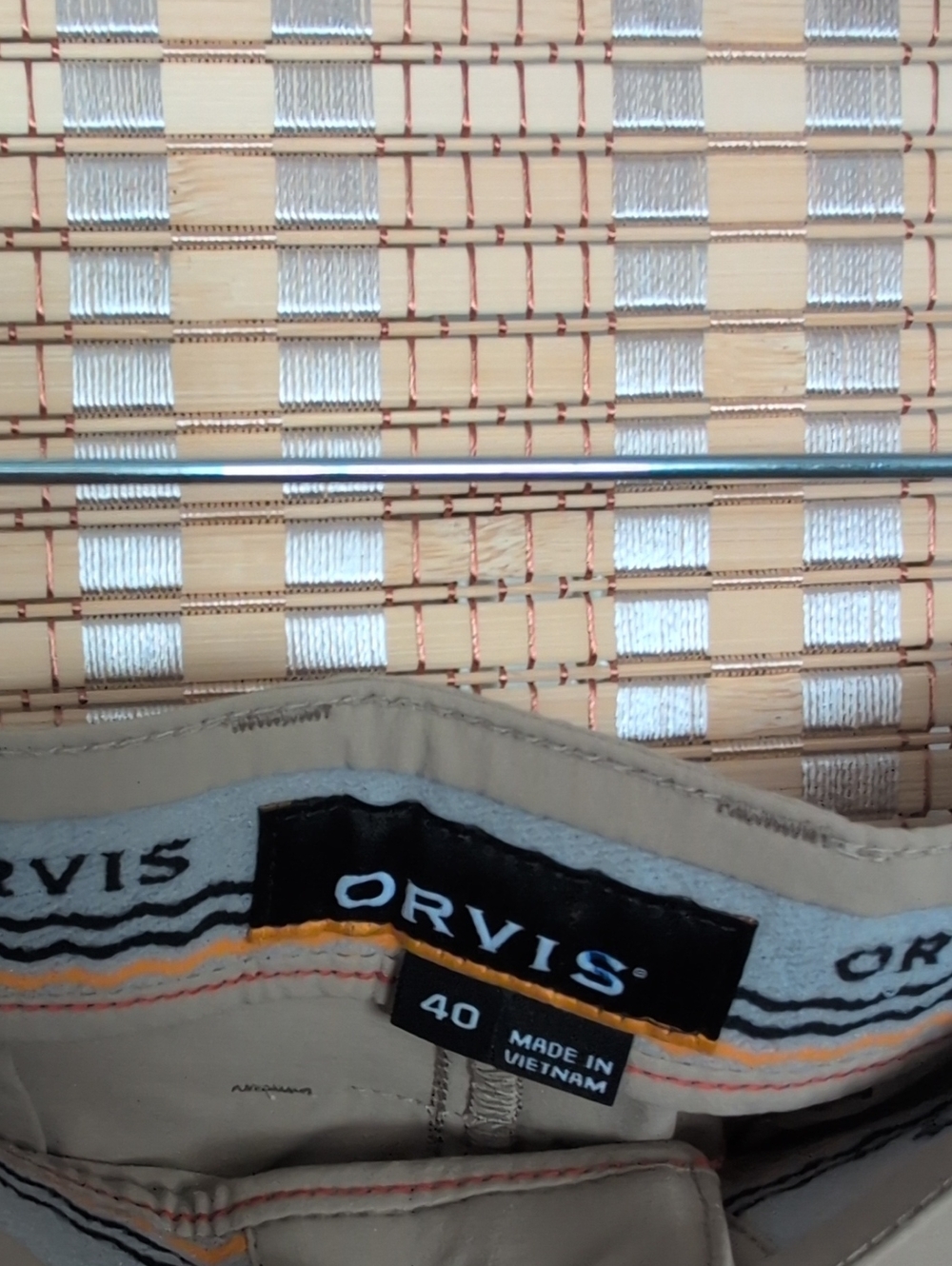 Orvis Men's Tan Performance Hybrid Shorts - Picture 4 of 9